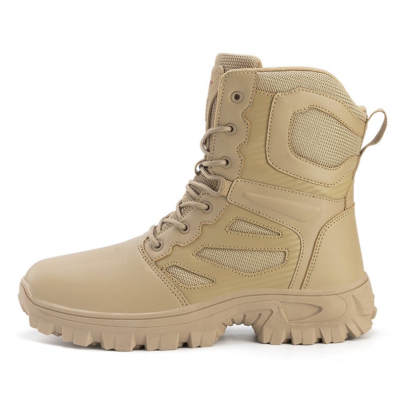 Factory Direct New Rubber High-Cut Hiking Boots For Men Waterproof Footwear Desert Boots Wear-resistant Warm Men'S Hunting Boots