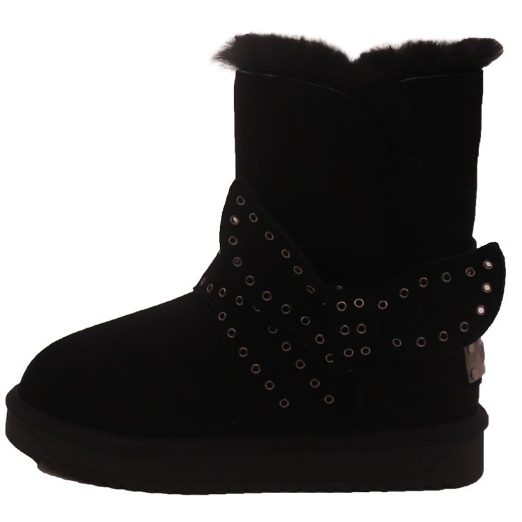 CF-009 100% Australian Double Face Winter Genuine Leather Attractive And Warm Latest Design Factory Winter Snow Boots Supplier