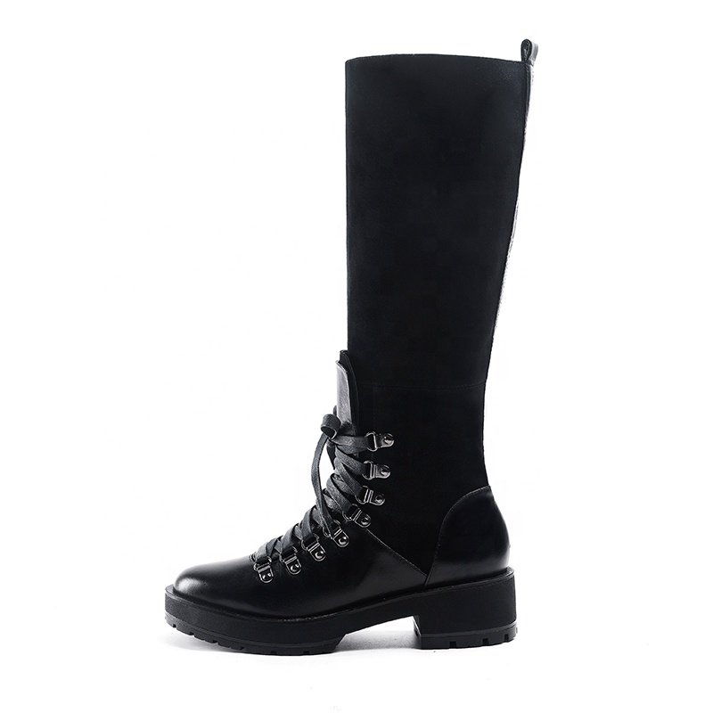 A218 Italy superior quality genuine cow leather handmade women shoes winter boots