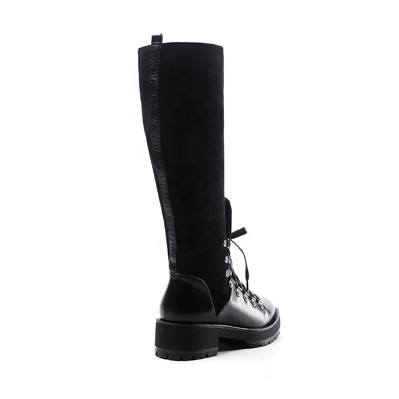 A218 Italy superior quality genuine cow leather handmade women shoes winter boots