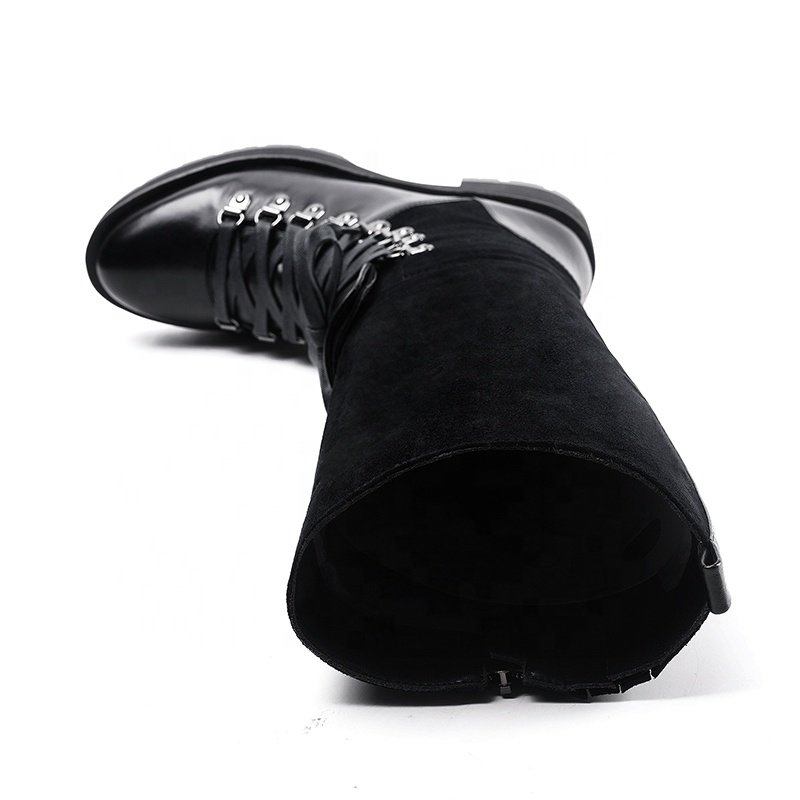 A218 Italy superior quality genuine cow leather handmade women shoes winter boots