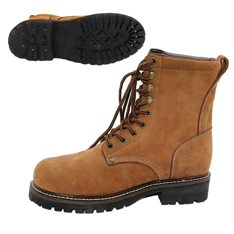 Lightweight High Quality Men's Shoes Autumn Brown Men's Work Leather Boots Desert Mid Casual Boots New Tide British
