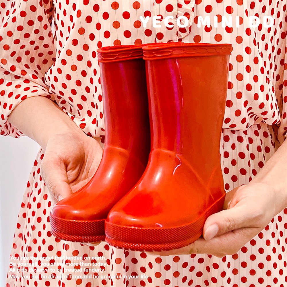 Children Jelly Midi Rain Boots Solid Color Hot Sale Baby Toddlers Soft Boys Girls Fancy Beautiful Water Shoes