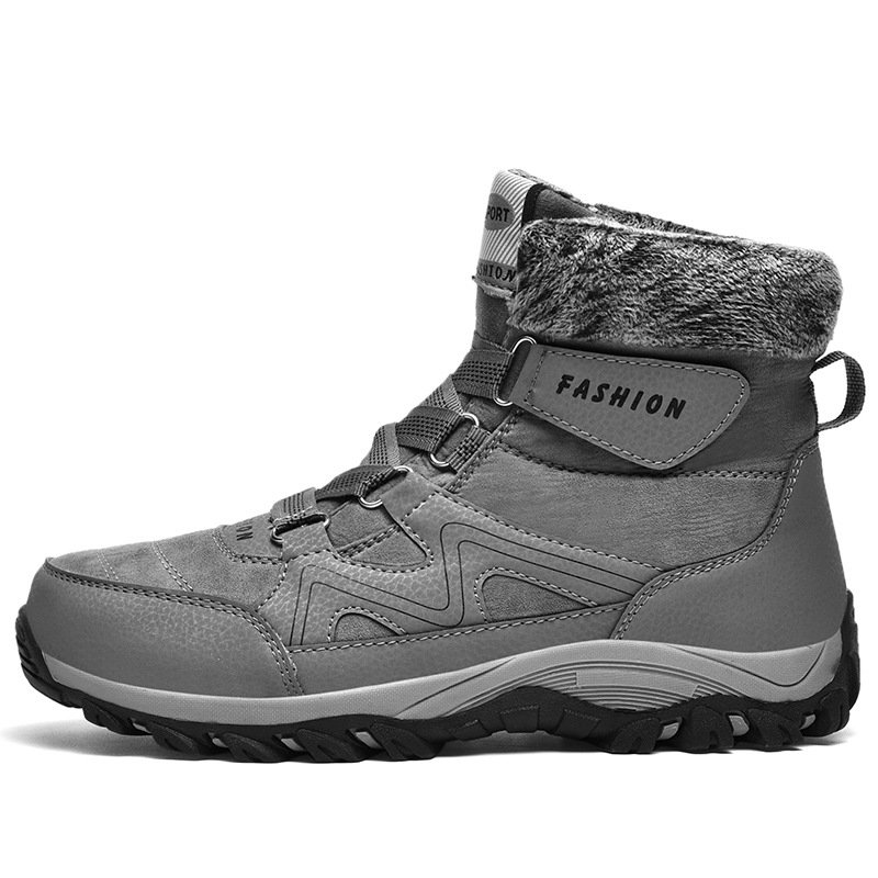 2024 New Popular Water Resistant Mens Shearling Shoes Large Size Sheepskin GirlS Snow Winter Boots Walking Cotton Shoes