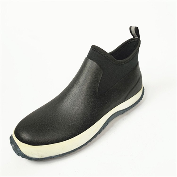 Neoprene Ankle Boots Promotional Various Good Quality Brown Men Rubber Rain Boots
