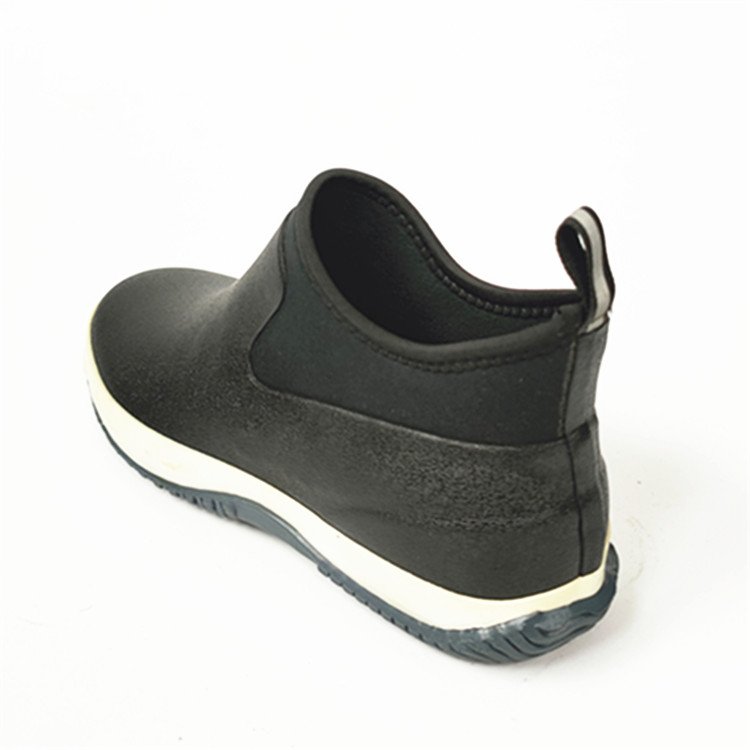 Neoprene Ankle Boots Promotional Various Good Quality Brown Men Rubber Rain Boots