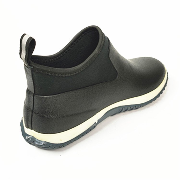 Neoprene Ankle Boots Promotional Various Good Quality Brown Men Rubber Rain Boots