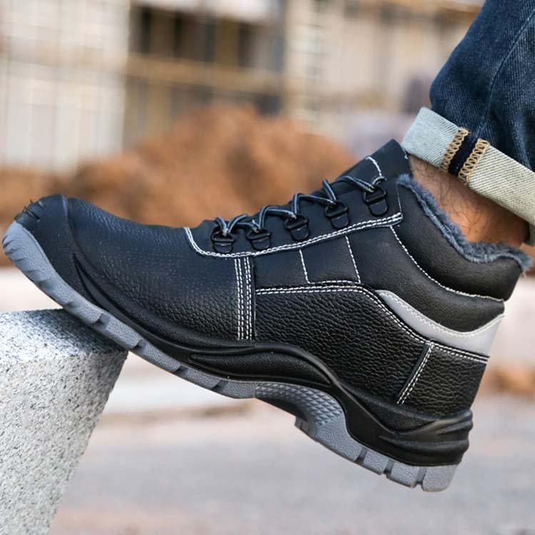 ANT5 S1P S3 Genuine Leather Anti Puncture Anti Static Working Boots Safety Boots with Anti-impact Steel Toe