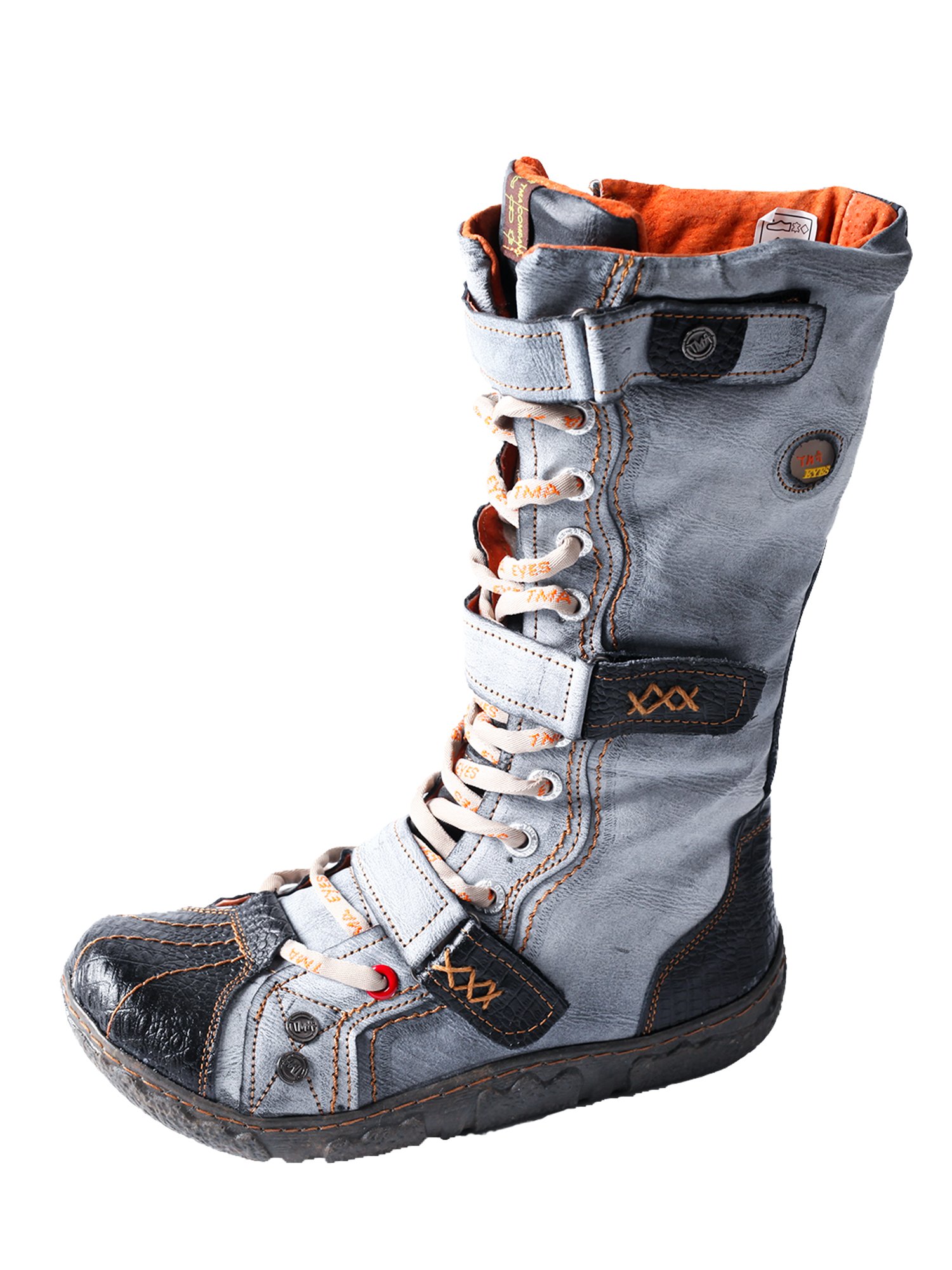2021 New Arrivals Fashion Genuine Leather Flat Autumn Winter Women Boots