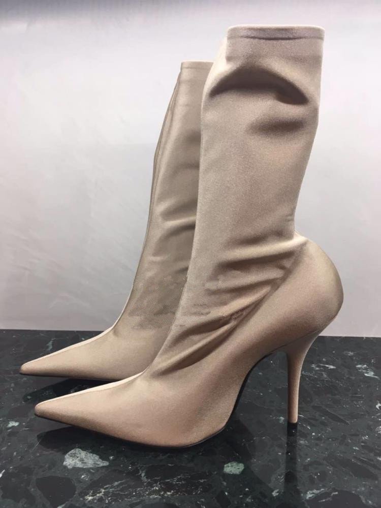 Cialisa Factory Wholesale Size 48 Designer Fashion Mid-Calf Boot For Ladies Winter Boots Sexy High Heels Women Boots