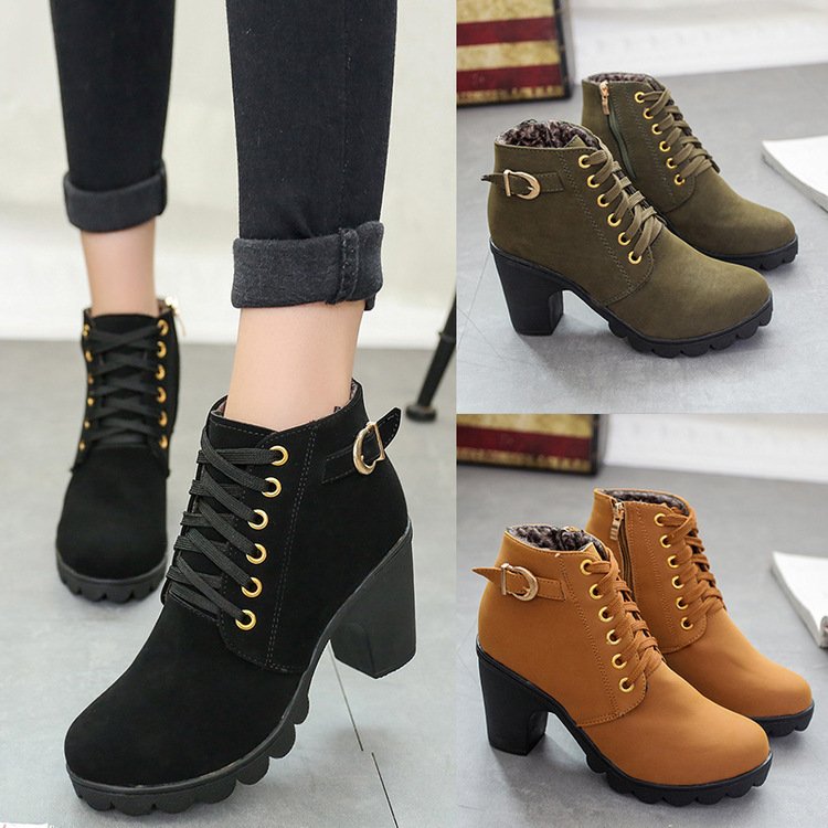Women's Height Increasing Winter Boots Multi Color Warm And Comfortable Snow Boots Women