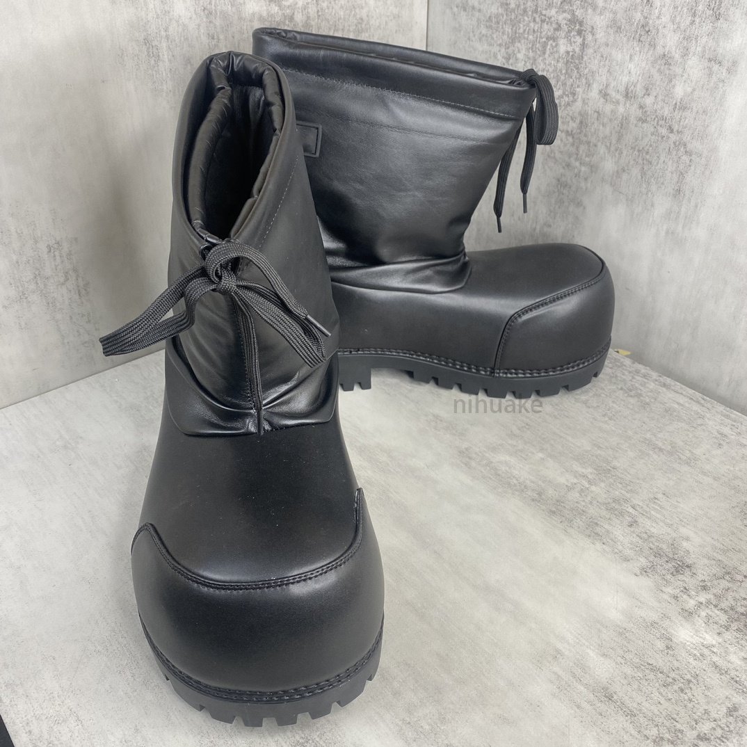 2024 Top Quality Men Women Designer Leather Shoes Men's Black Alaska Low snow Designer Boot