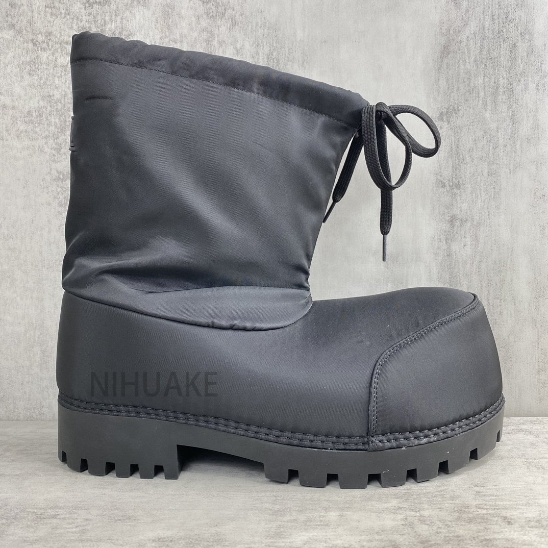 2024 Top Quality Men Women Designer Leather Shoes Men's Black Alaska Low snow Designer Boot