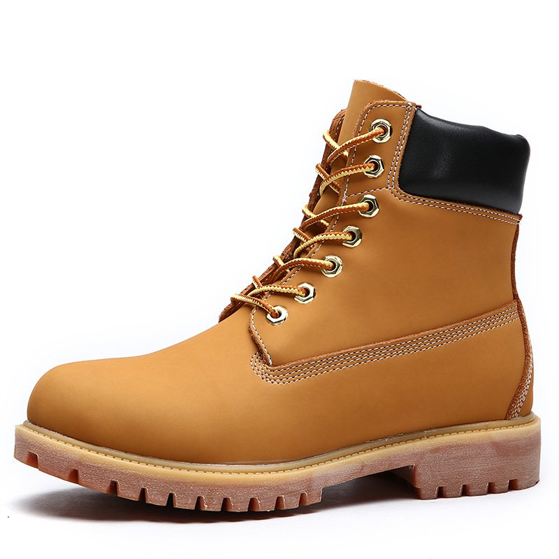 Fashion Leisure Martin Boots Men Outdoors Mountain Boots Rubber Boots For Men Waterproof