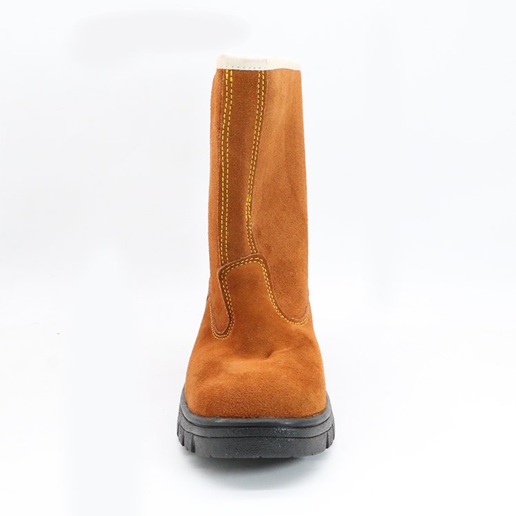 High Cut Fire Resistant Welder Work boot shoes Wholesale Brand non-slip Industrial Steel Toe work Safety Shoes boots