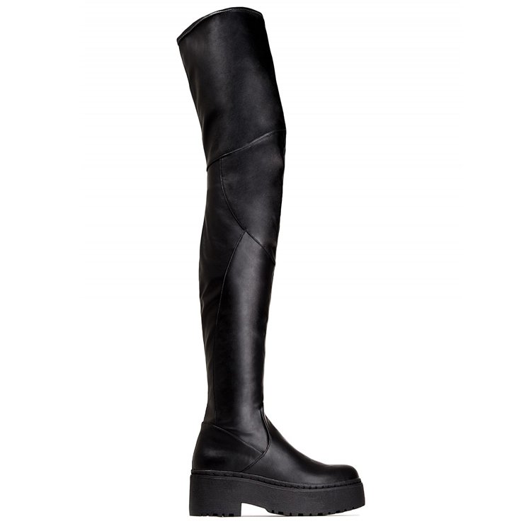 New design fashion exquisite high quality wholesale custom logo block sold thick heels women thigh boots
