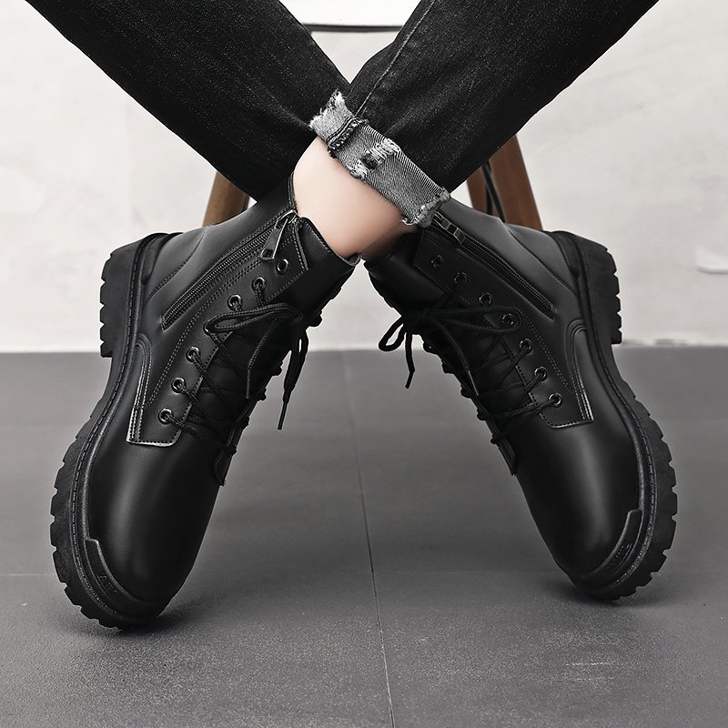 Men's Ankle Boots Lightweight Chelsea Boots Classic Casual leather boots For Men Shoes