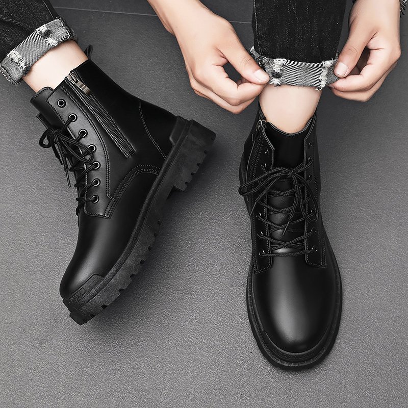 Men's Ankle Boots Lightweight Chelsea Boots Classic Casual leather boots For Men Shoes