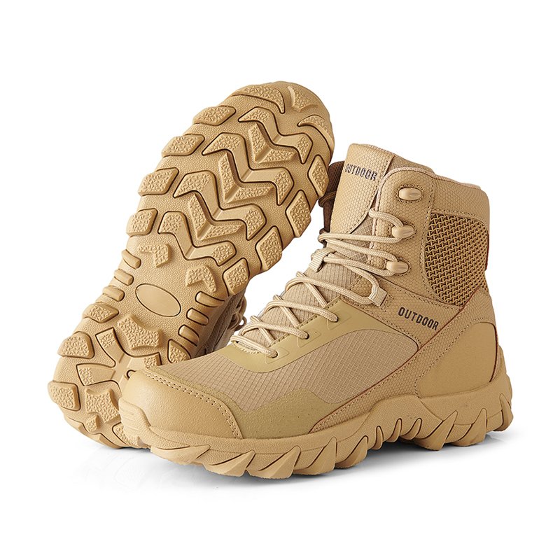 New Arrivals Climbing Sport Shoes Outdoor Hiking Combat Boots Work Safety Boots Men's Tactical Boots Desert shoes