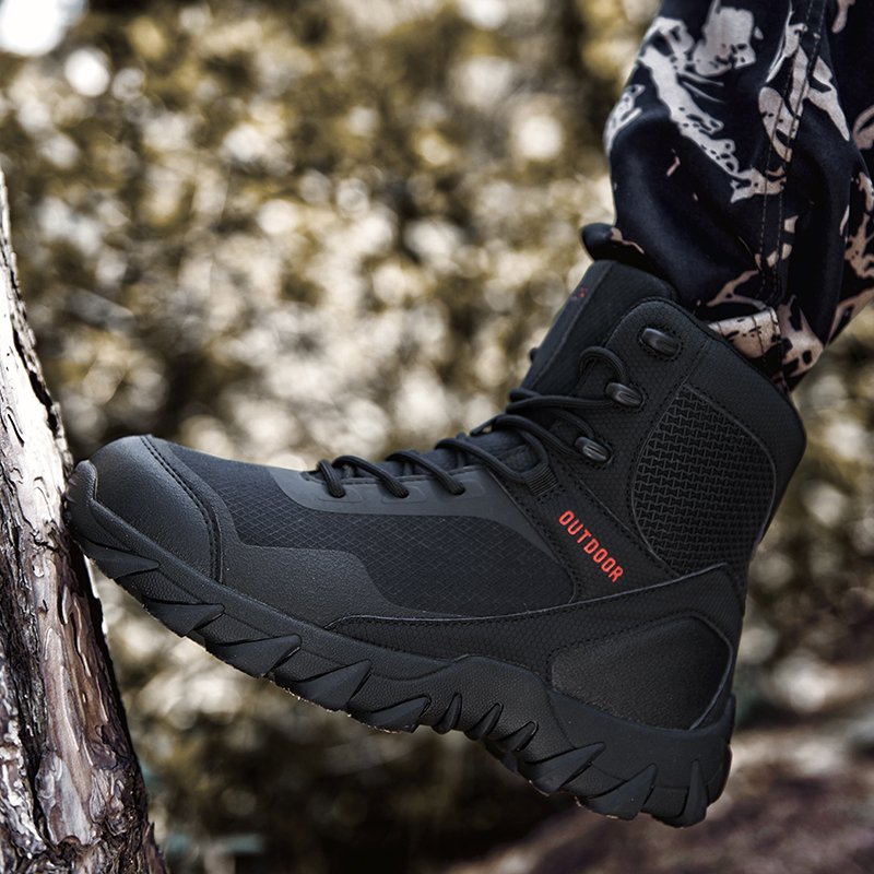 New Arrivals Climbing Sport Shoes Outdoor Hiking Combat Boots Work Safety Boots Men's Tactical Boots Desert shoes