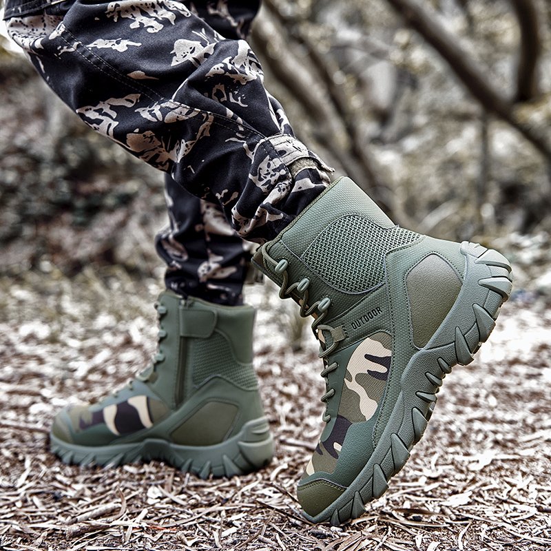 New Arrivals Climbing Sport Shoes Outdoor Hiking Combat Boots Work Safety Boots Men's Tactical Boots Desert shoes