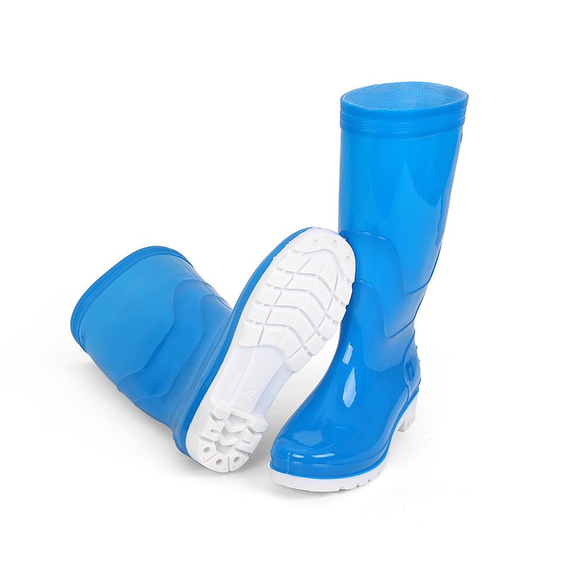 Punk Rubber Industrial and Mining Wedge with Labor Rain Boot Children Heel Lion for Women Men 100% PVC Custom Logo Acceptrd,guzu