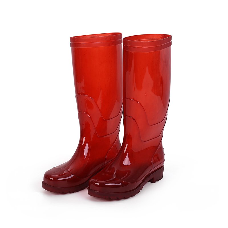 Punk Rubber Industrial and Mining Wedge with Labor Rain Boot Children Heel Lion for Women Men 100% PVC Custom Logo Acceptrd,guzu