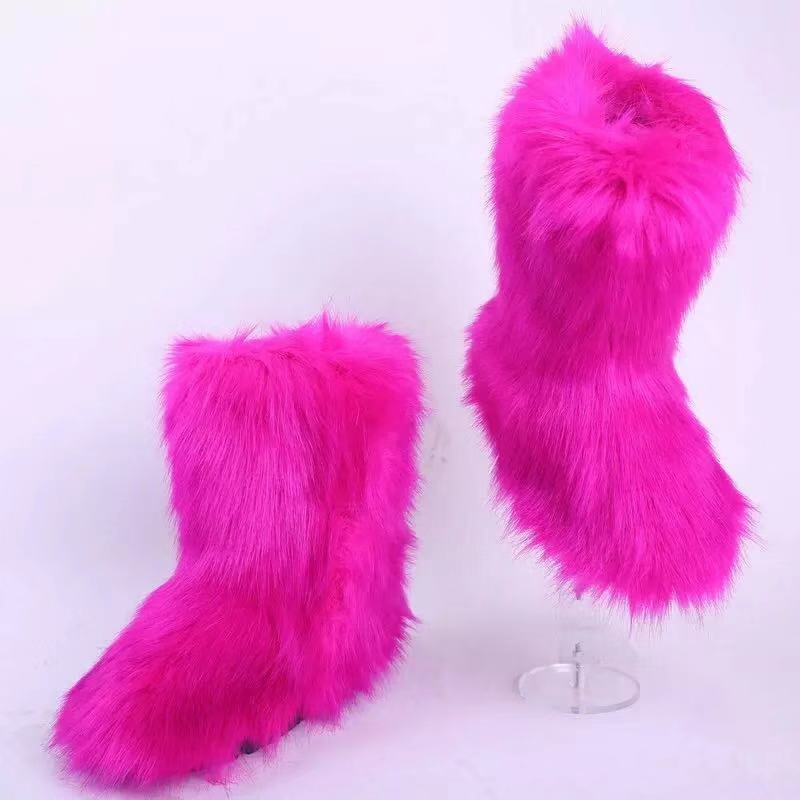2022 Wholesale Stylish Winter Plush Ankle Boots for Women and Men