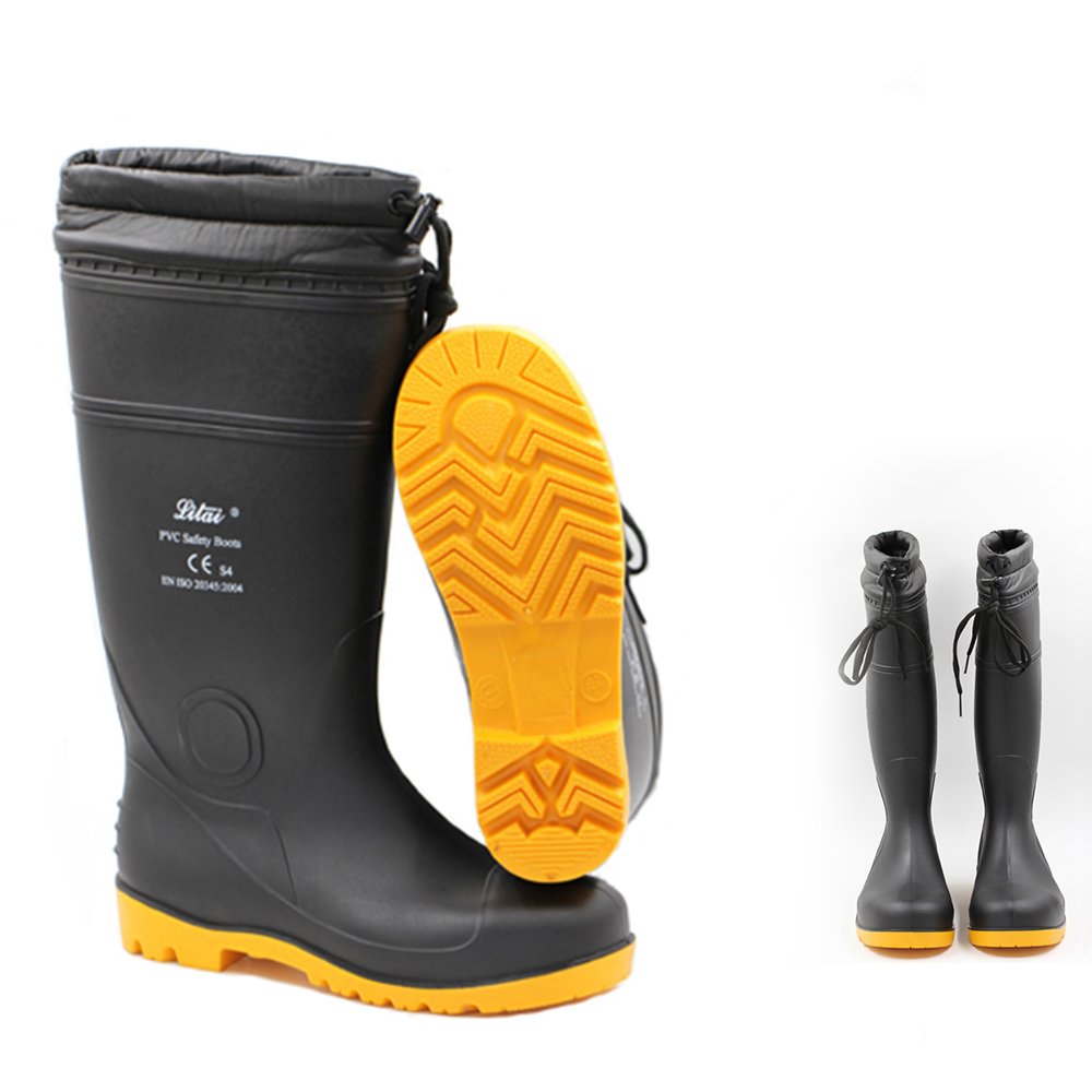unisex agriculture soft fair OEM trade rain boots pvc gum boots waterproof factory steel toe for men
