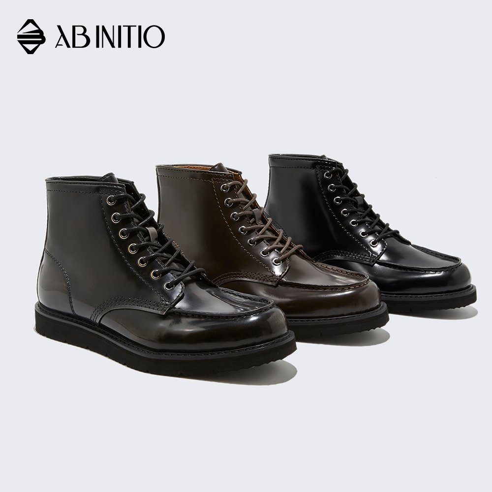 High Quality Modern Genuine Leather Ankle Shoes Men Business Boots