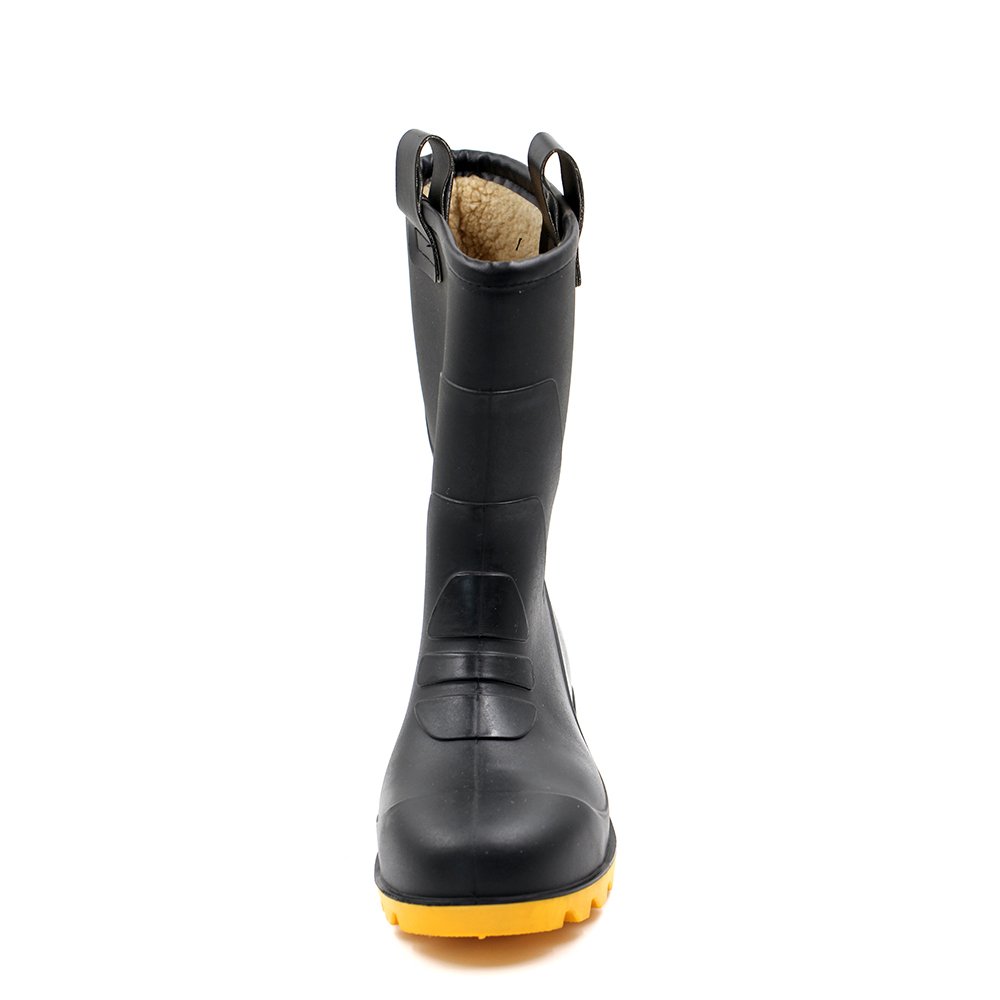 thick Soled unisex anti-slip wellington plastic safety boots pvc gum boots rain waterproof men for adults