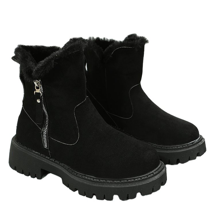 Factory Direct Wholesale cotton warm for boot plus size boots for women fake fur snow boot