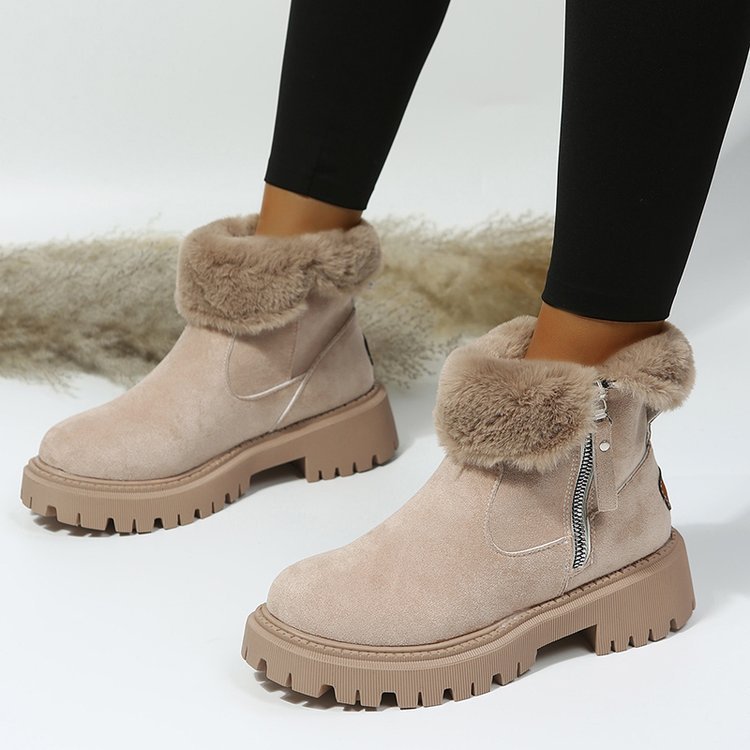 Factory Direct Wholesale cotton warm for boot plus size boots for women fake fur snow boot