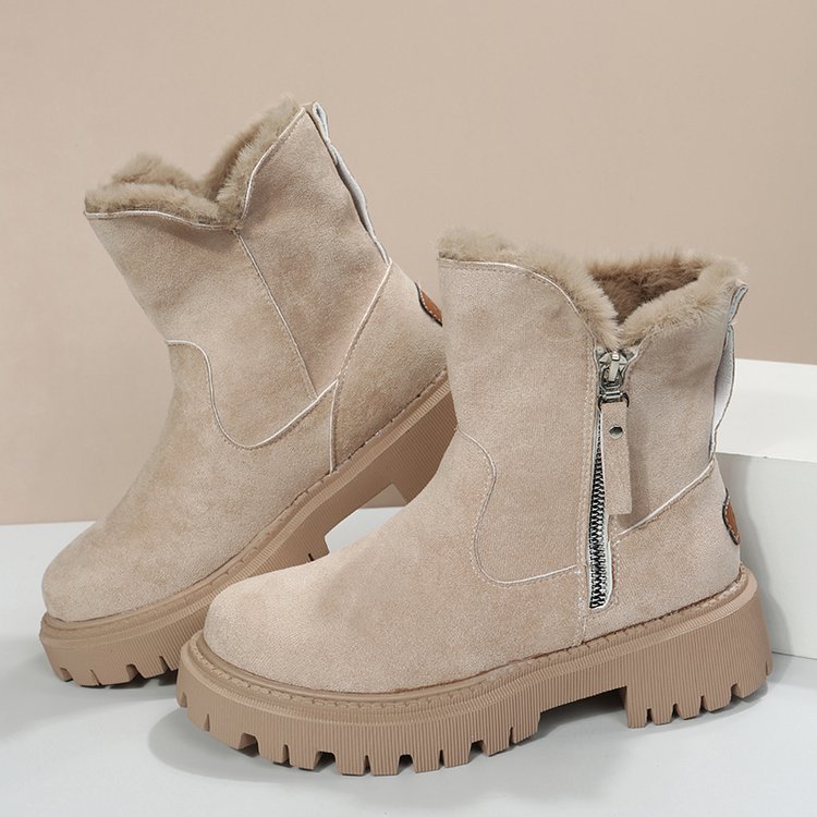 Factory Direct Wholesale cotton warm for boot plus size boots for women fake fur snow boot