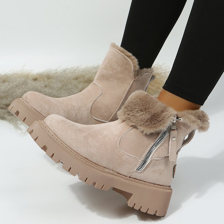 Factory Direct Wholesale cotton warm for boot plus size boots for women fake fur snow boot