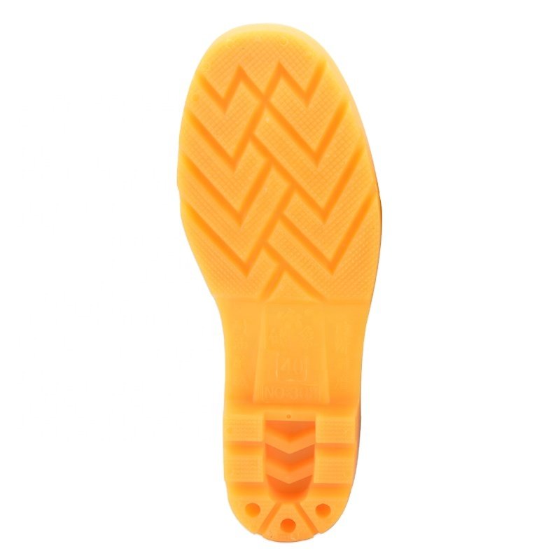 Food Industry Unisex White PVC Waterproof Safety Shoes Anti-Slippery Food Boots