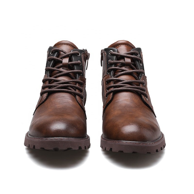 2020 Amazon Classic Fashion Men's young mens walking Martin Boots
