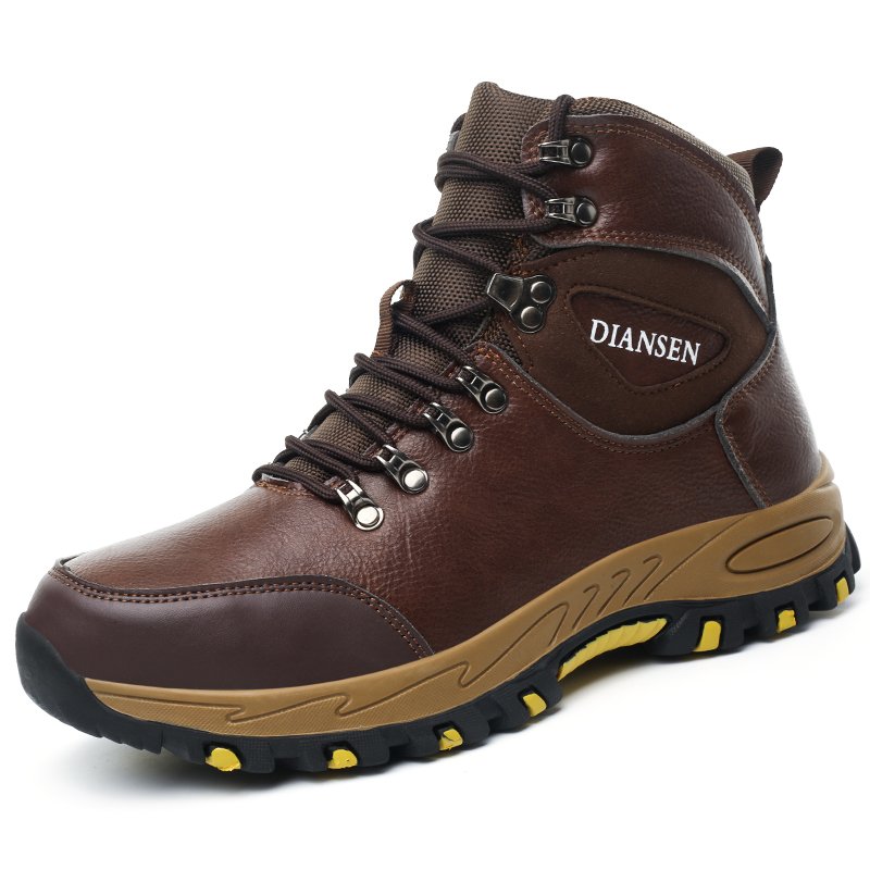 DianSen D865 Best Selling high cut Quality Work Fashion construction Safety boots Steel Toe Men Safety Shoes