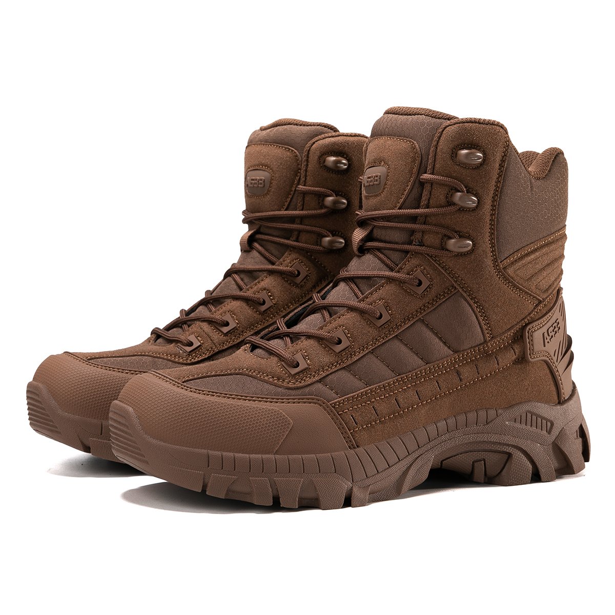 Yakeda Durable Outdoor Hiking Breathable Leather Botas Men Safety Camo Style Erkek Boots Combat Training Shoes Tactical Boots