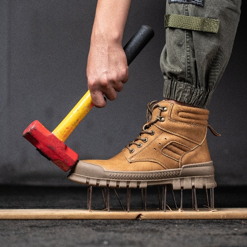 Hot Selling Industrial Protective Breathable Work Boot Casual Trainers Steel Toe Caps Safety Shoes for Men Case Black Auto Mesh