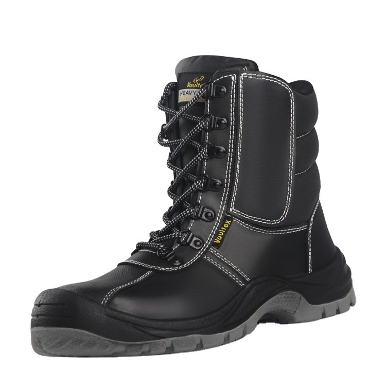 Vaultex Light Weight Safety Shoes Steel Toe For Workers Leather Work Shoes With Steel Toe For Men's Working Boots