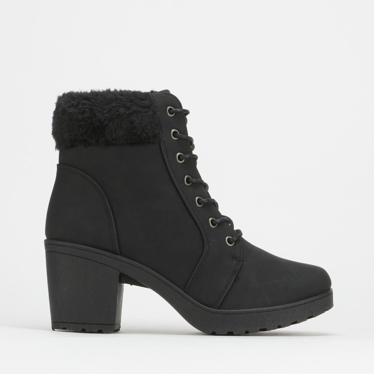 2022 new fashion winter chunky lace-up women's boots and velvet warm dress oxford leather boots shoes for women and ladies