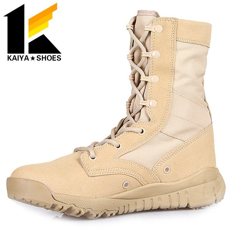 Durable Rubber Sole Light Weight Combat Boots