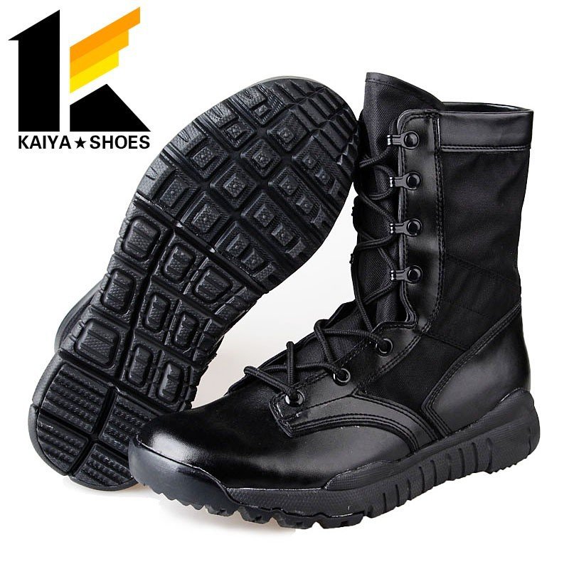 Durable Rubber Sole Light Weight Combat Boots