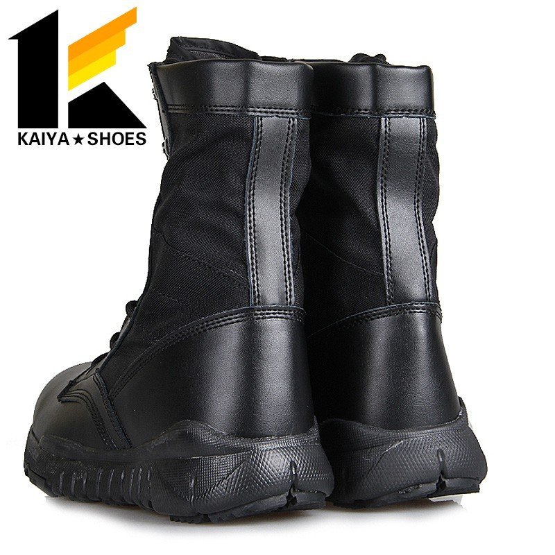 Durable Rubber Sole Light Weight Combat Boots