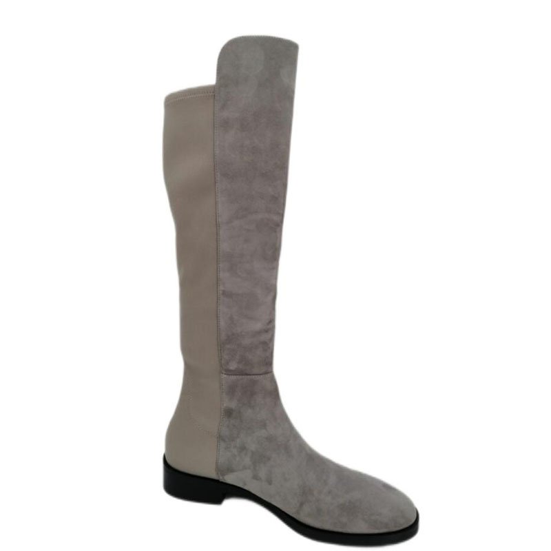 Wholesale New Mold Fashion-trend Genuine Leather with Spandex Women's Long boots