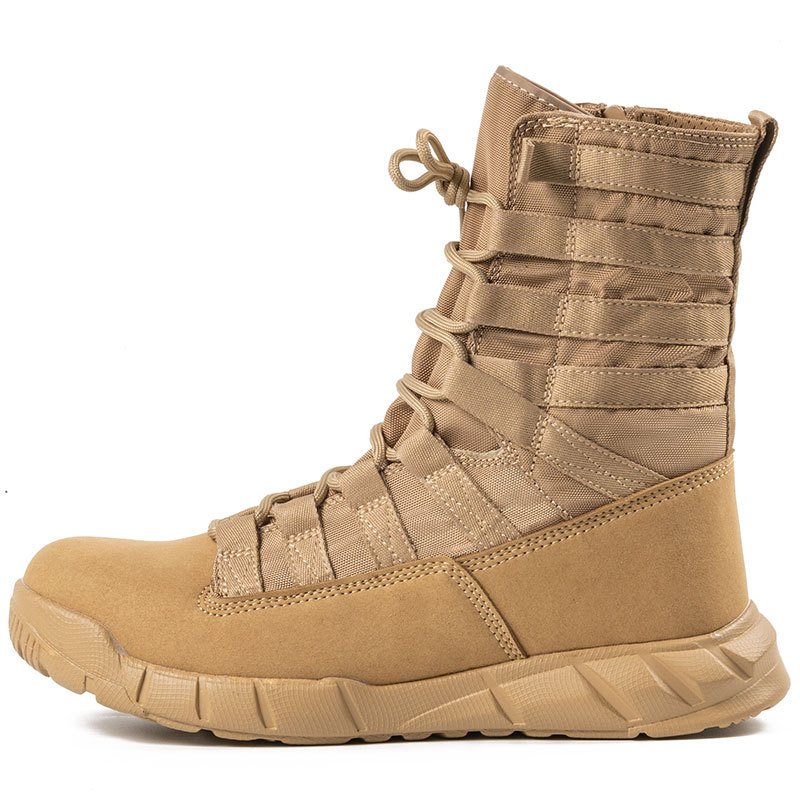 Men Trekking Training Camping Outdoor Hiking Climbing Boot Shoes Desert Combat Tactical Leather Boots