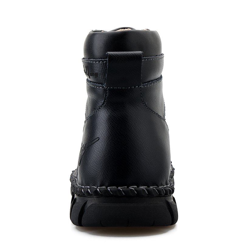 New Arrival Big Size Fashion Comfortable Casual shoes Durable Warm Leather Boots for Men