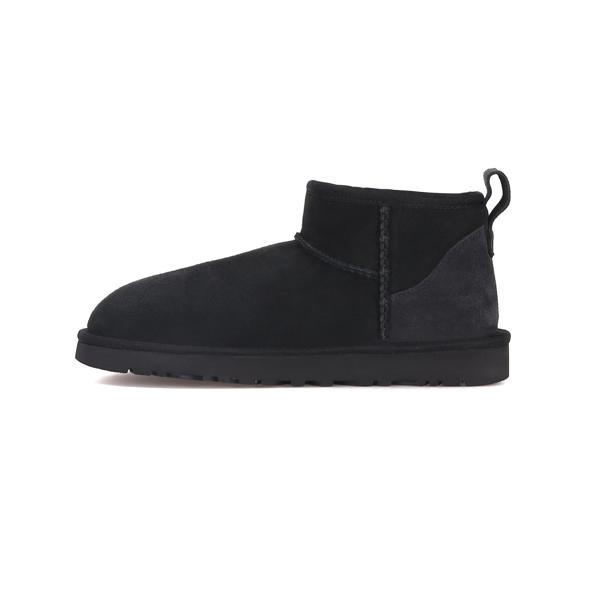 Fur Lining Comfortable Genuine Suede Slip On Winter Warm Snow Boot with Memory Foam Water Resistant