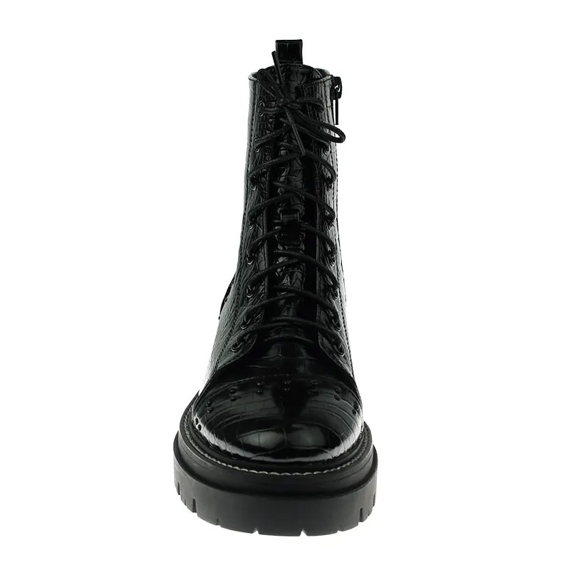 Leather boots lady shoes new fashion in autumn and winter